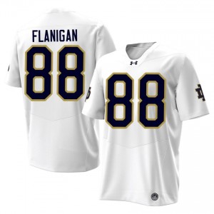 Fighting Irish James Flanigan #88 White Jersey | Essential Swen NCAA Football Men Apparel 70311933