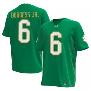 Green Christopher Burgess Jr. #6 Notre Dame Jersey | Men High School Football Licensed Embroidery 98480187