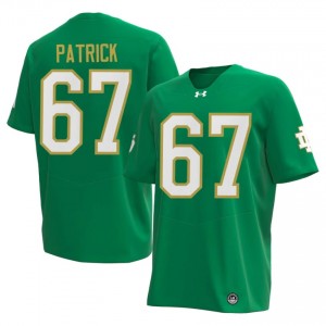Green Gregory Patrick #67 Fighting Irish Jersey | Men High School Football Limited Swen 74960048