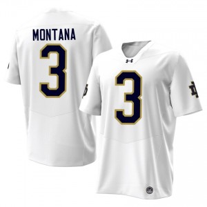 Notre Dame Joe Montana #3 White Jersey | Premium Stitched NCAA Football Men Apparel 50191883