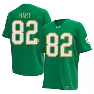 Durable Leon Hart #82 Notre Dame Fighting Irish Green Jersey | Men University Football Swen Fan Gear 19027396