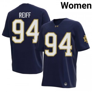 Joe Reiff #94 Irish Jersey | Gameday Navy College Football Women Stitched 41538764