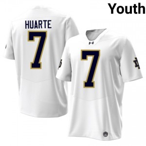 Notre Dame Fighting Irish John Huarte #7 White Jersey | Premium Stitched NCAA Football Youth Apparel 65552907