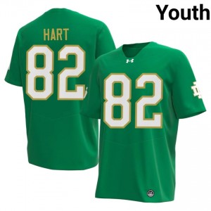 Leon Hart #82 Fighting Irish Jersey | Pro-Grade Green College Football Youth Swen 72074380