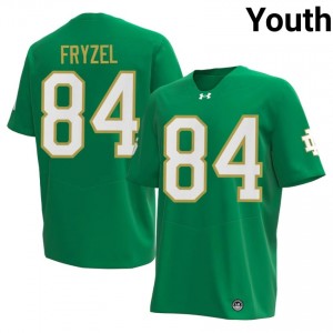 Notre Dame Fighting Irish Preston Fryzel #84 Green Jersey | Genuine Stitch NCAA Football Youth Apparel 94688063